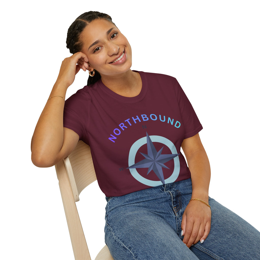 Northbound Compass T‑Shirt — Casual Adventure Graphic Tee