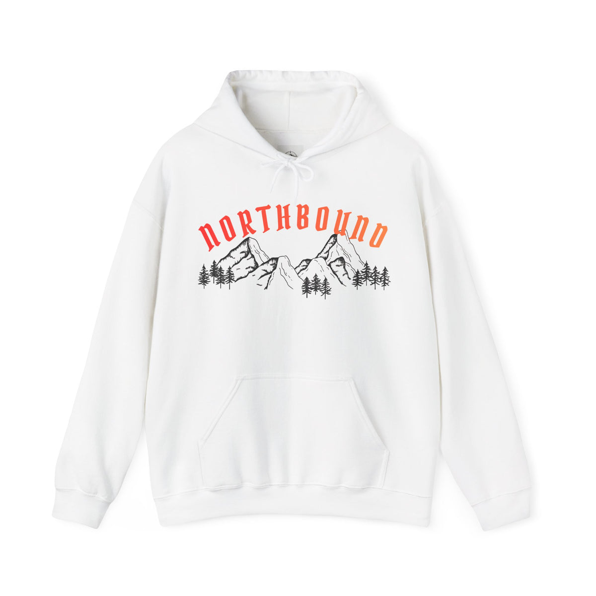Northbound Mountain Compass Hoodie — Adventure Graphic Pullover