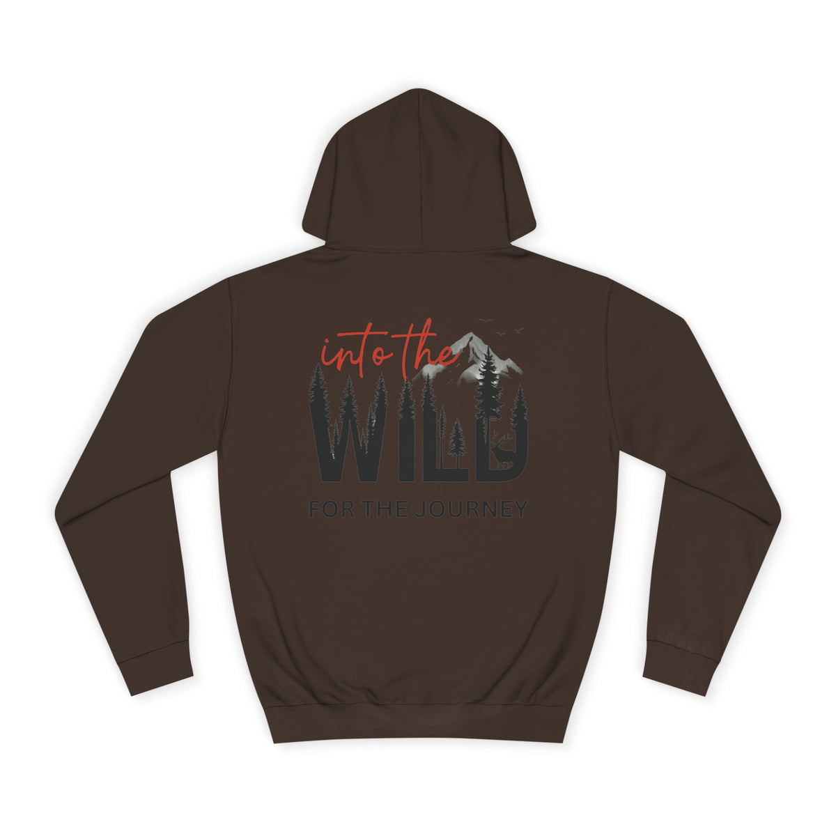 Into the Wild Hoodie – Adventure Graphic College Sweatshirt