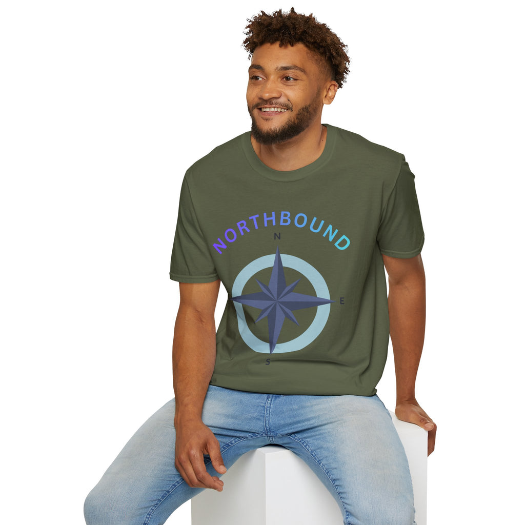 Northbound Compass T‑Shirt — Casual Adventure Graphic Tee