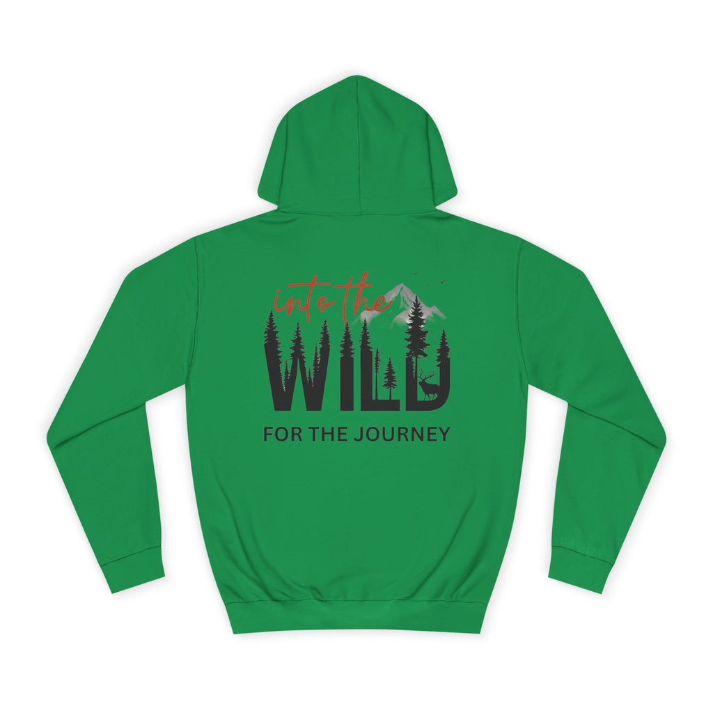 Into the Wild Hoodie – Adventure Graphic College Sweatshirt