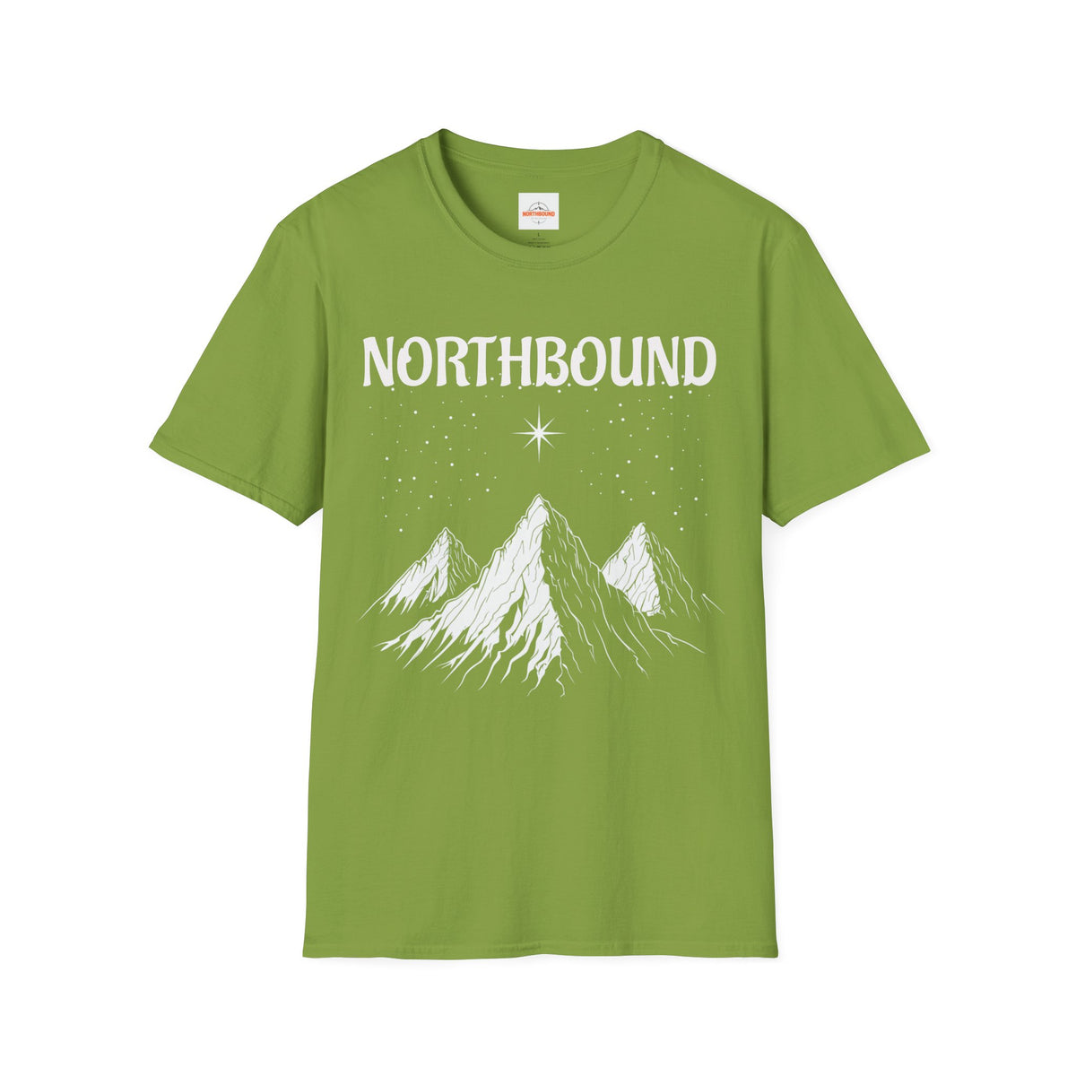 North Star T-Shirt  - Classic Plain Crewneck Tee