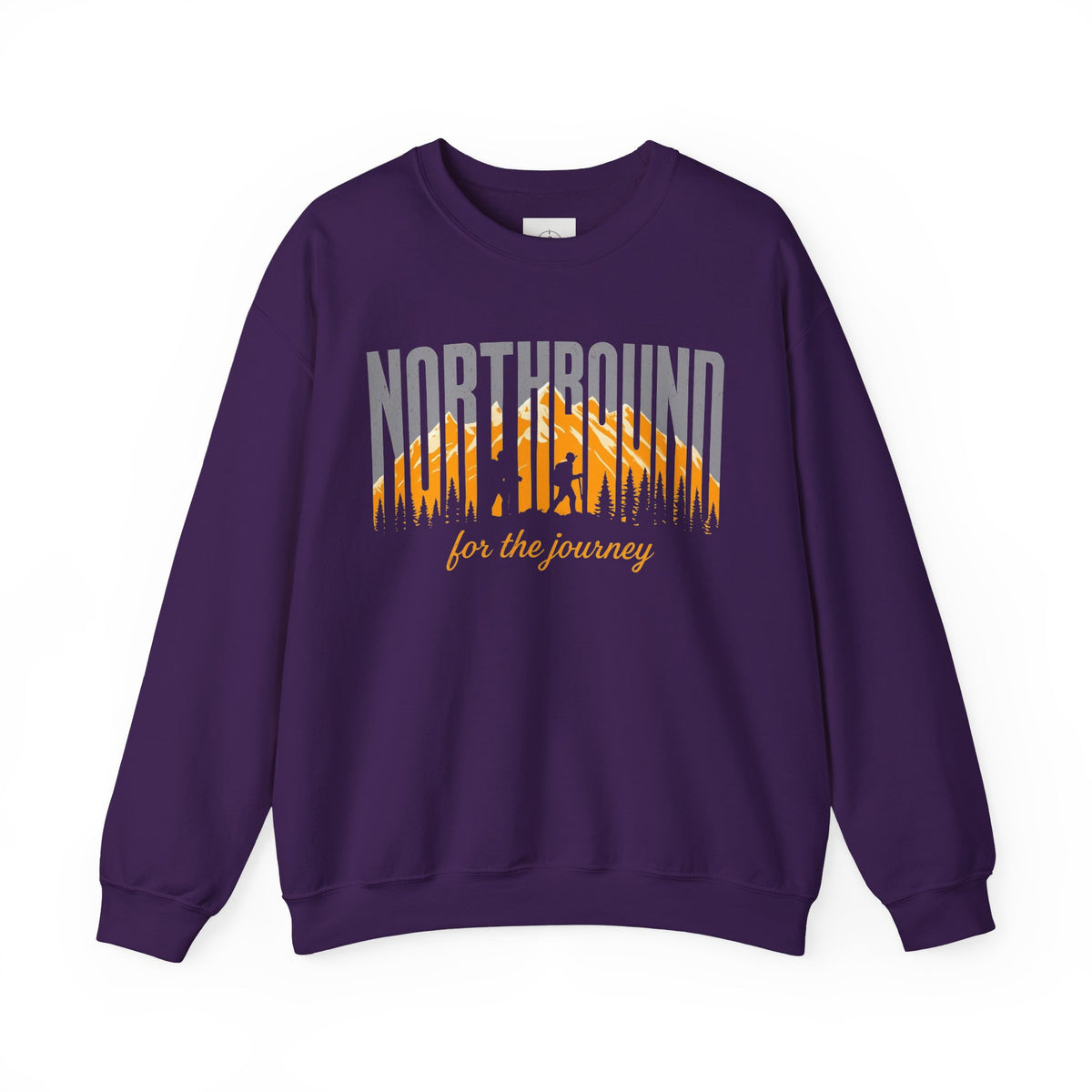 Northbound Crewneck Sweatshirt — 'Northbound for the Journey' Outdoor Adventure Pullover