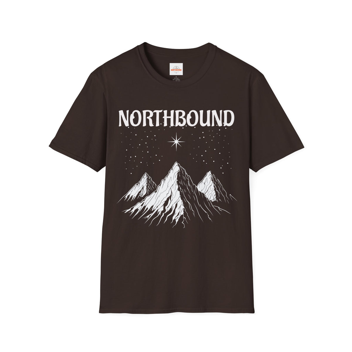 North Star T-Shirt  - Classic Plain Crewneck Tee