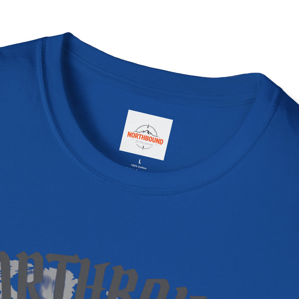 Northbound World Map T-Shirt — "Adventure Knows No Distance" Travel Tee