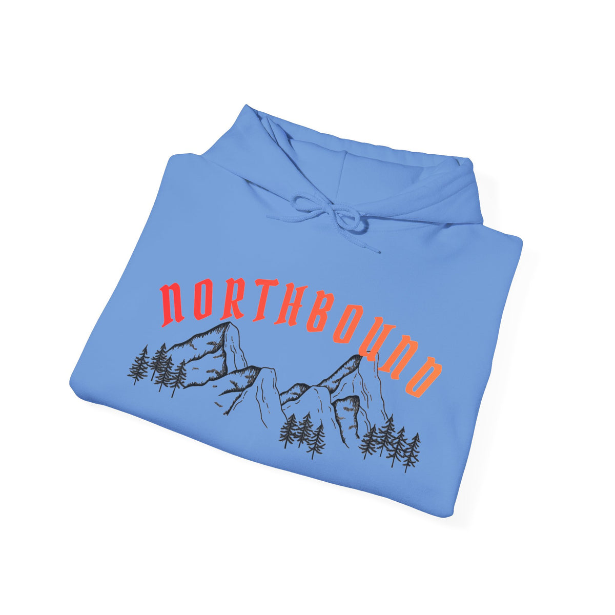 Northbound Mountain Compass Hoodie — Adventure Graphic Pullover