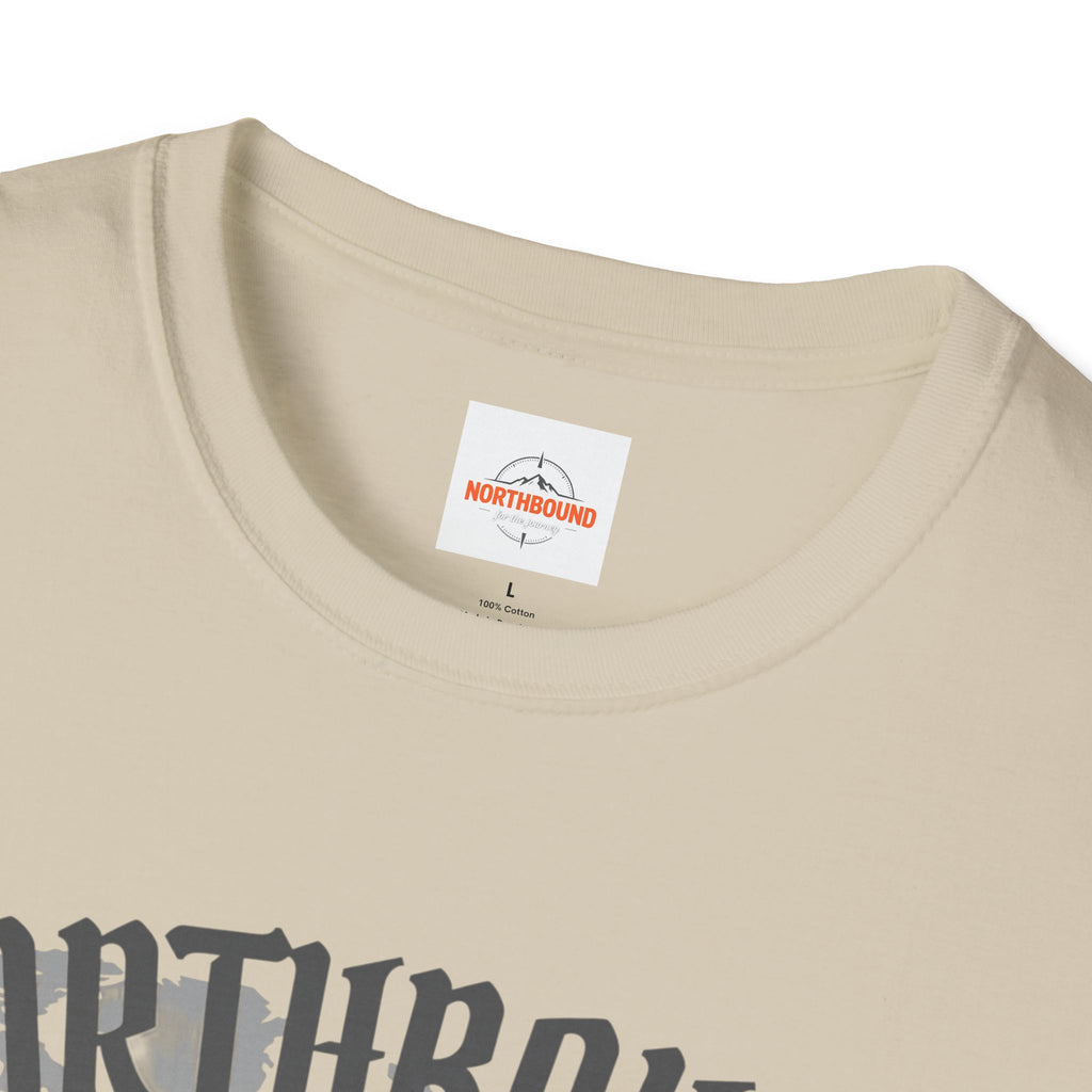 Northbound World Map T-Shirt — "Adventure Knows No Distance" Travel Tee