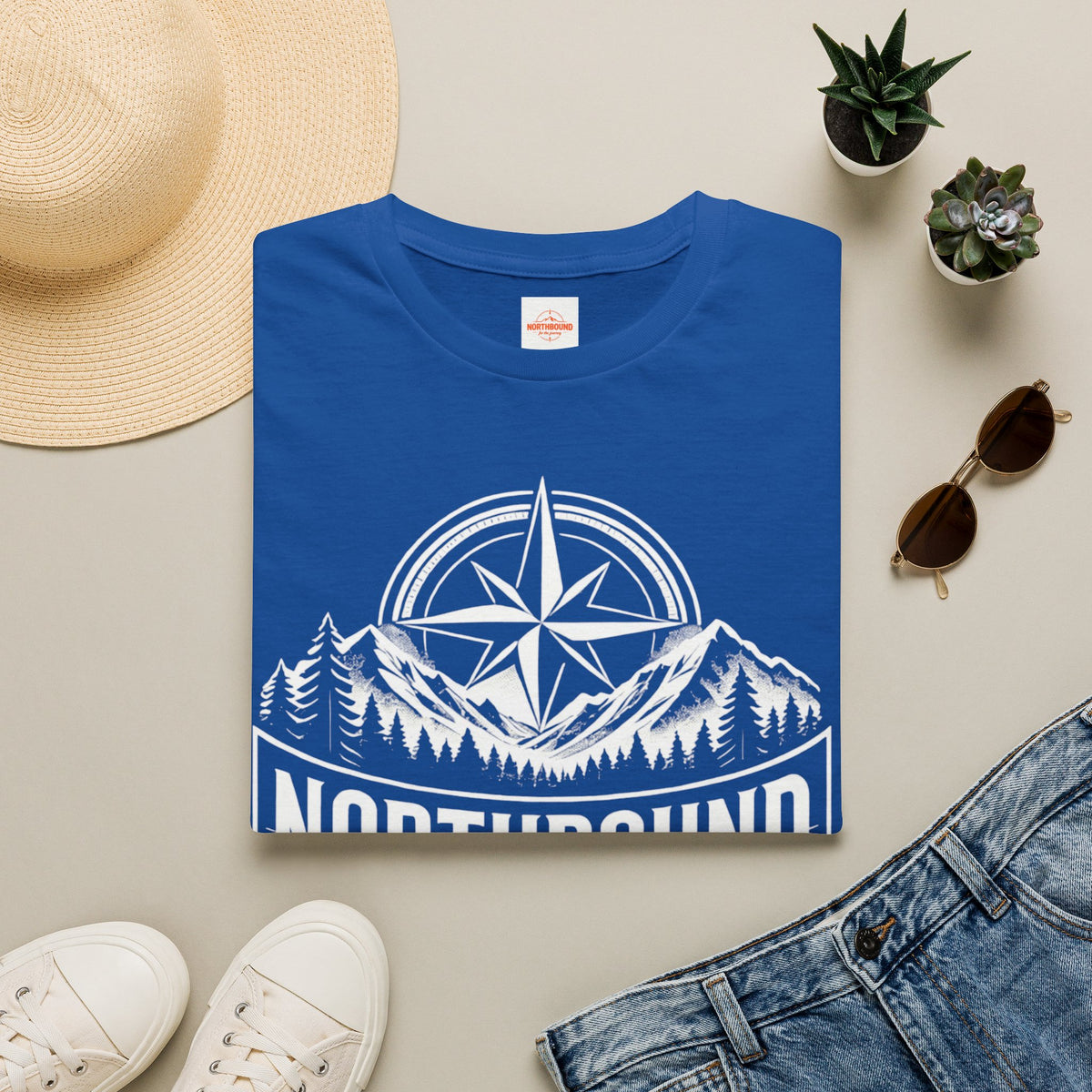 Northbound Graphic T-Shirt — Lightweight Cotton Adventure Tee