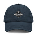 Distressed Embroidered 'Northbound' Dad Hat — Vintage Mountain Cap