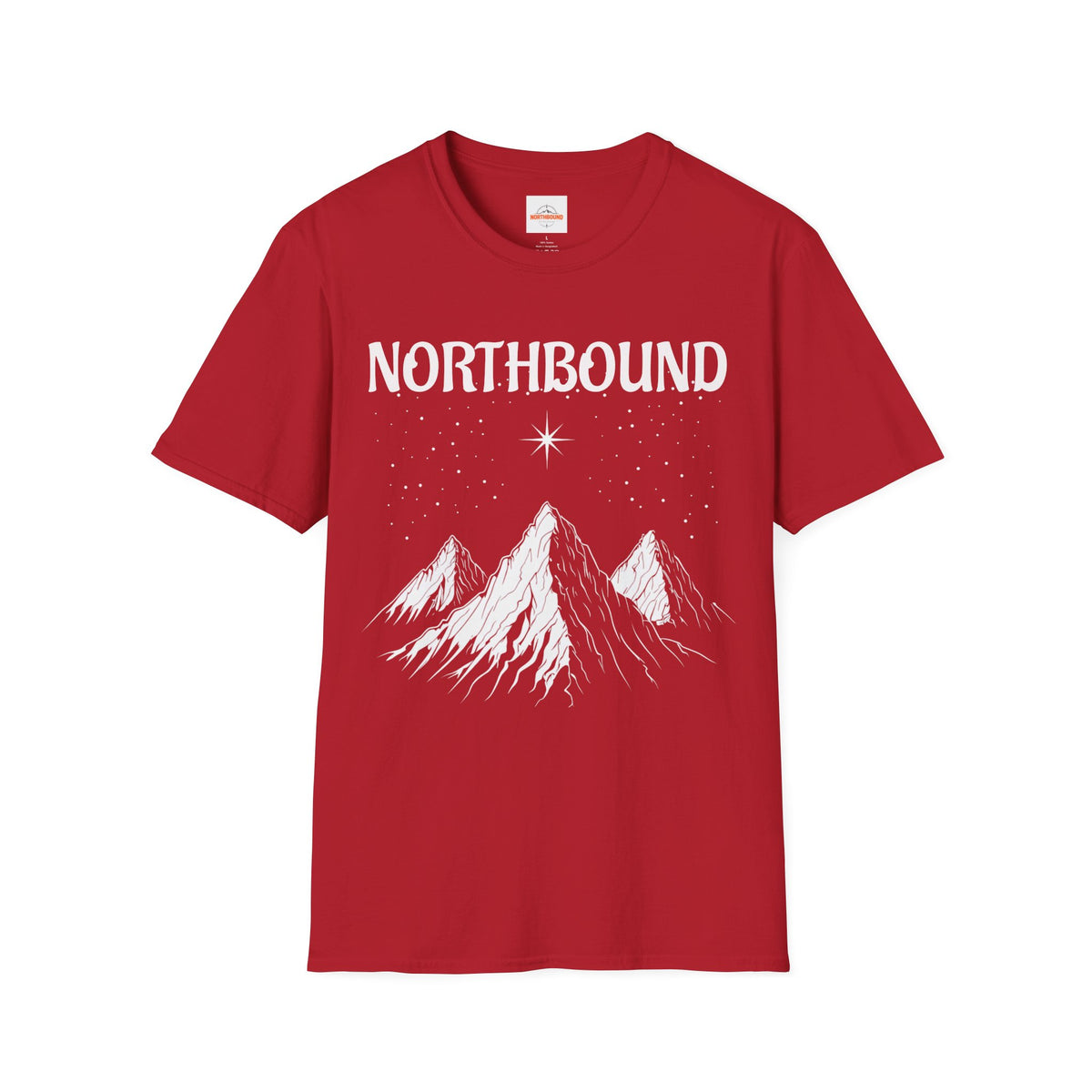 North Star T-Shirt  - Classic Plain Crewneck Tee