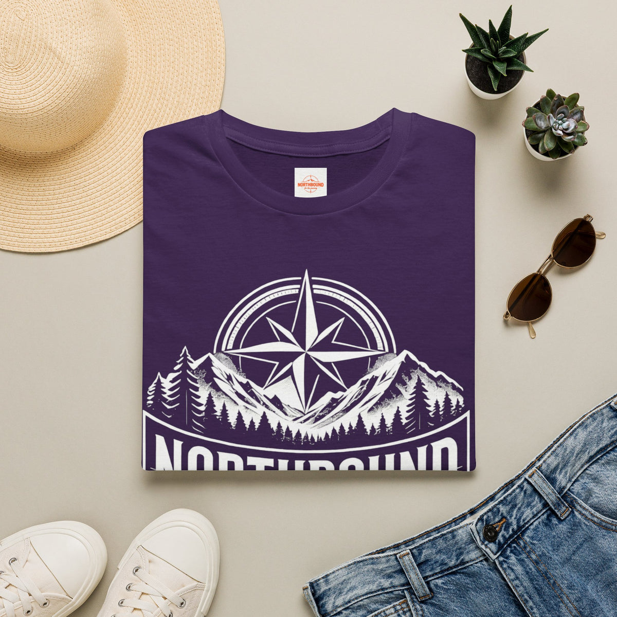 Northbound Graphic T-Shirt — Lightweight Cotton Adventure Tee
