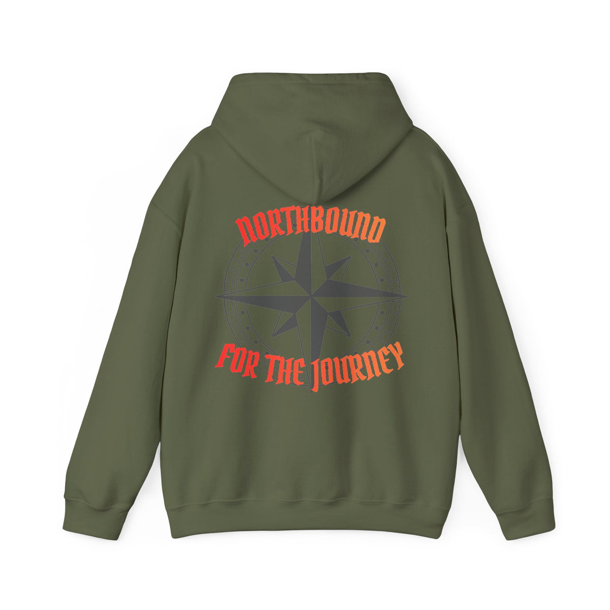 Northbound Mountain Compass Hoodie — Adventure Graphic Pullover