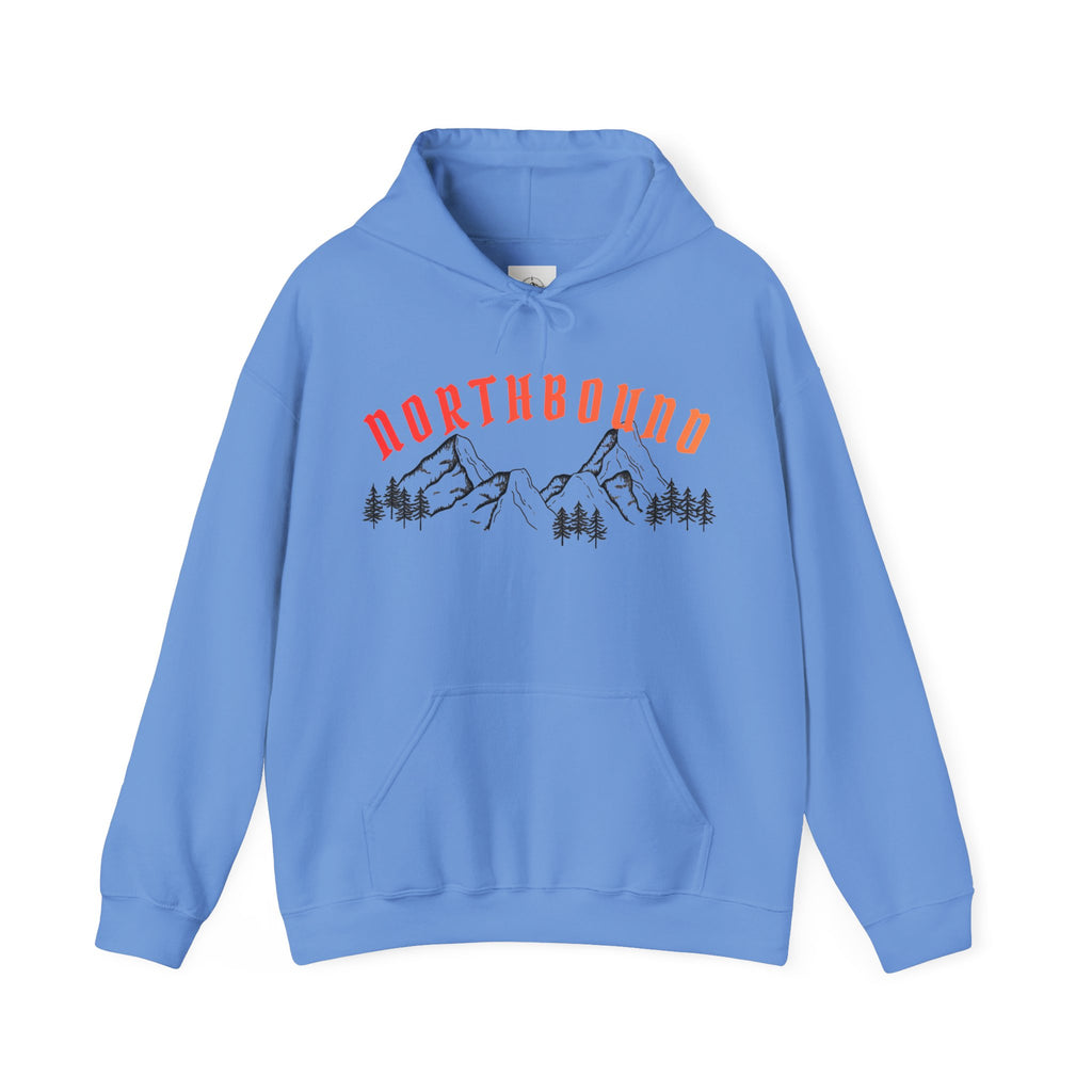 Northbound Mountain Compass Hoodie — Adventure Graphic Pullover