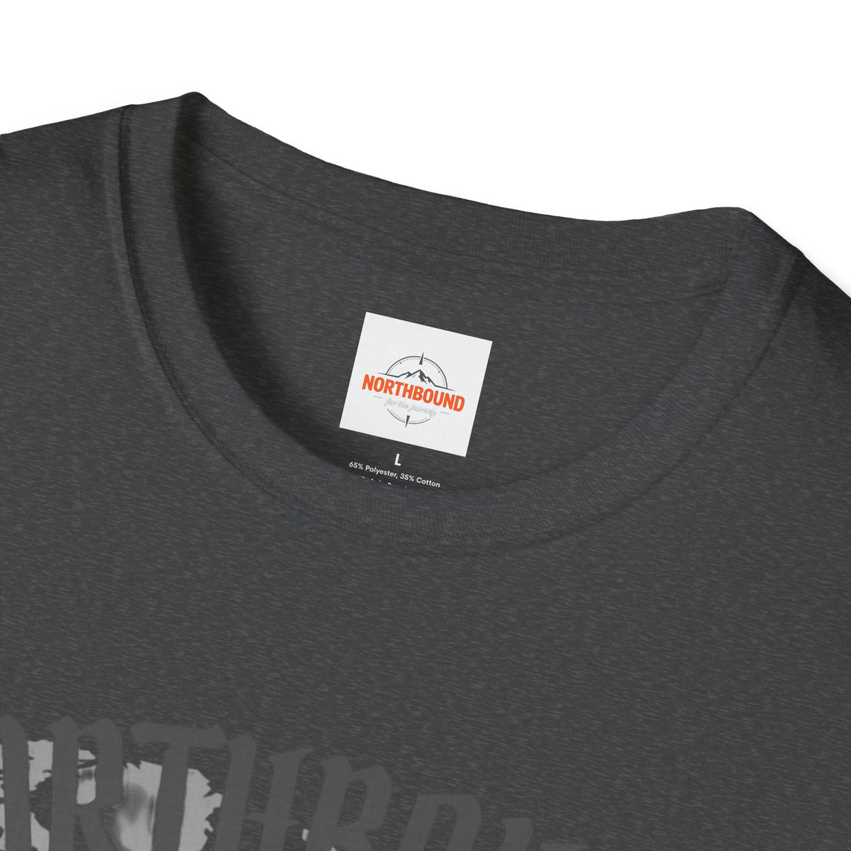 Northbound World Map T-Shirt — "Adventure Knows No Distance" Travel Tee