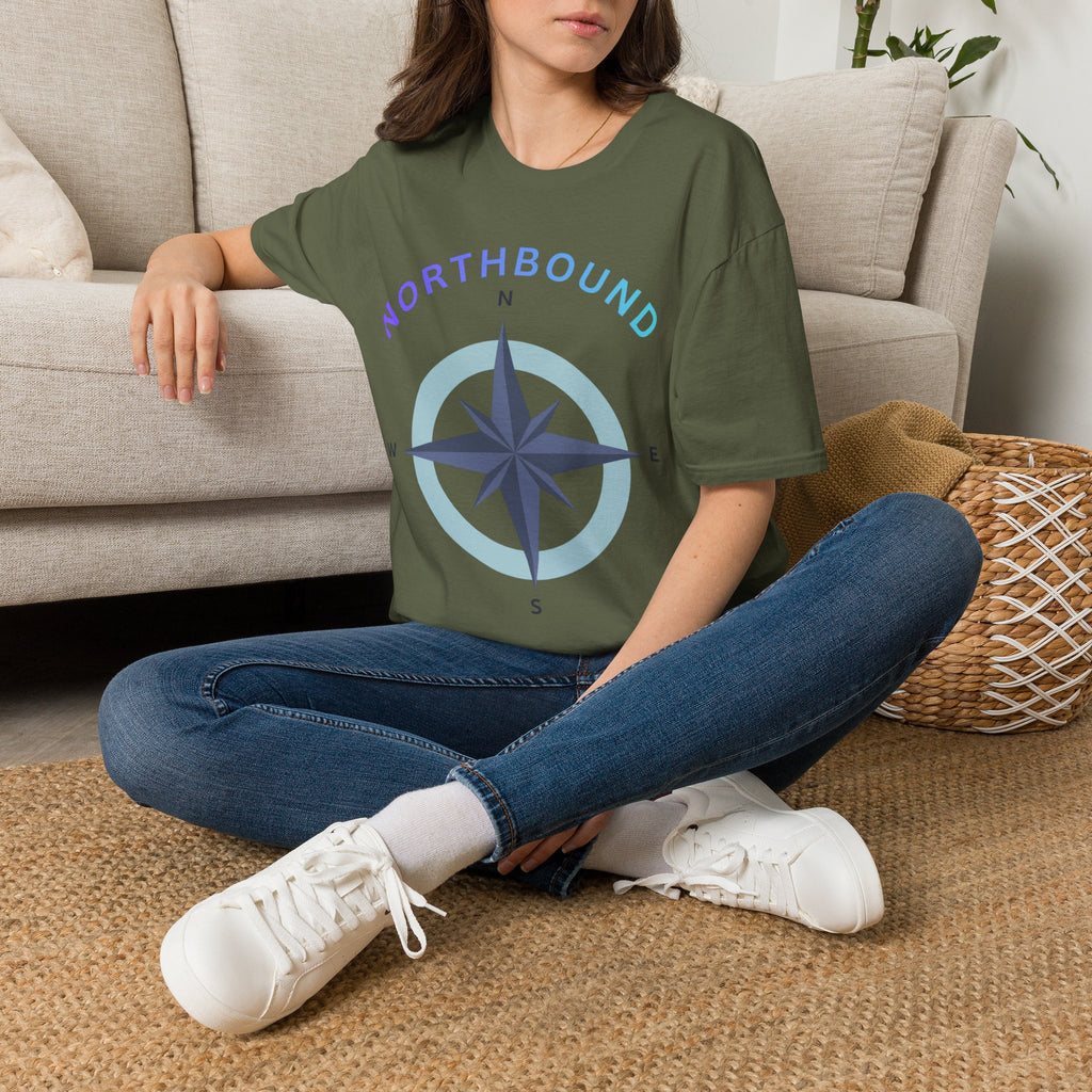 Northbound Compass T‑Shirt — Casual Adventure Graphic Tee
