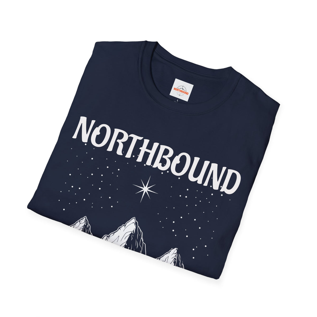 North Star T-Shirt  - Classic Plain Crewneck Tee