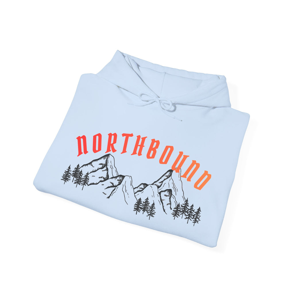 Northbound Mountain Compass Hoodie — Adventure Graphic Pullover