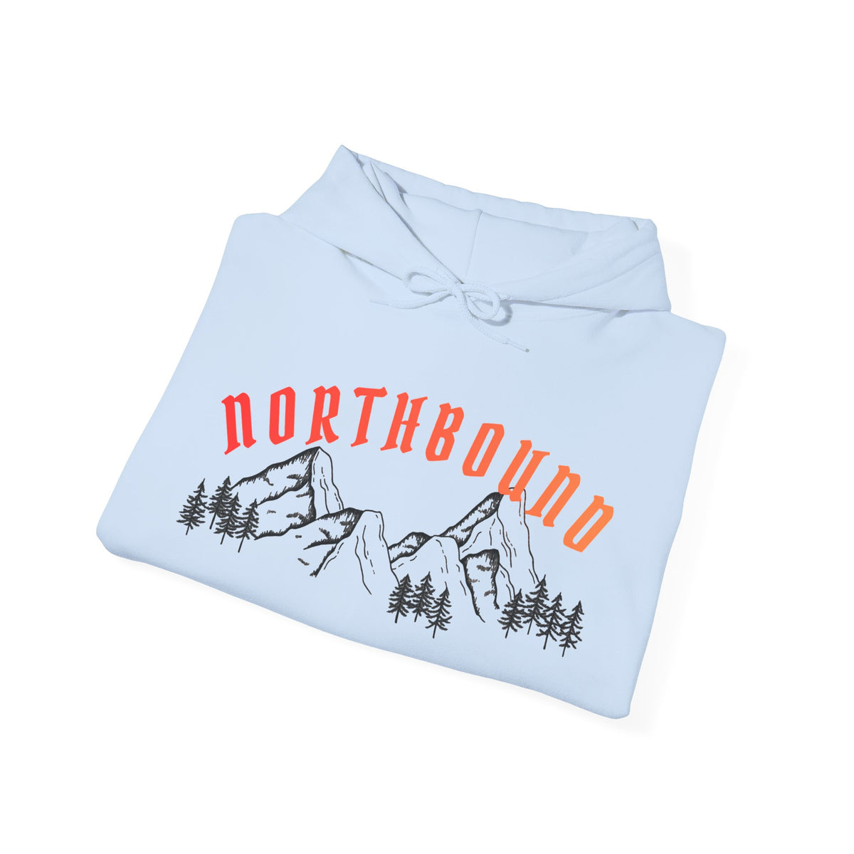 Northbound Mountain Compass Hoodie — Adventure Graphic Pullover