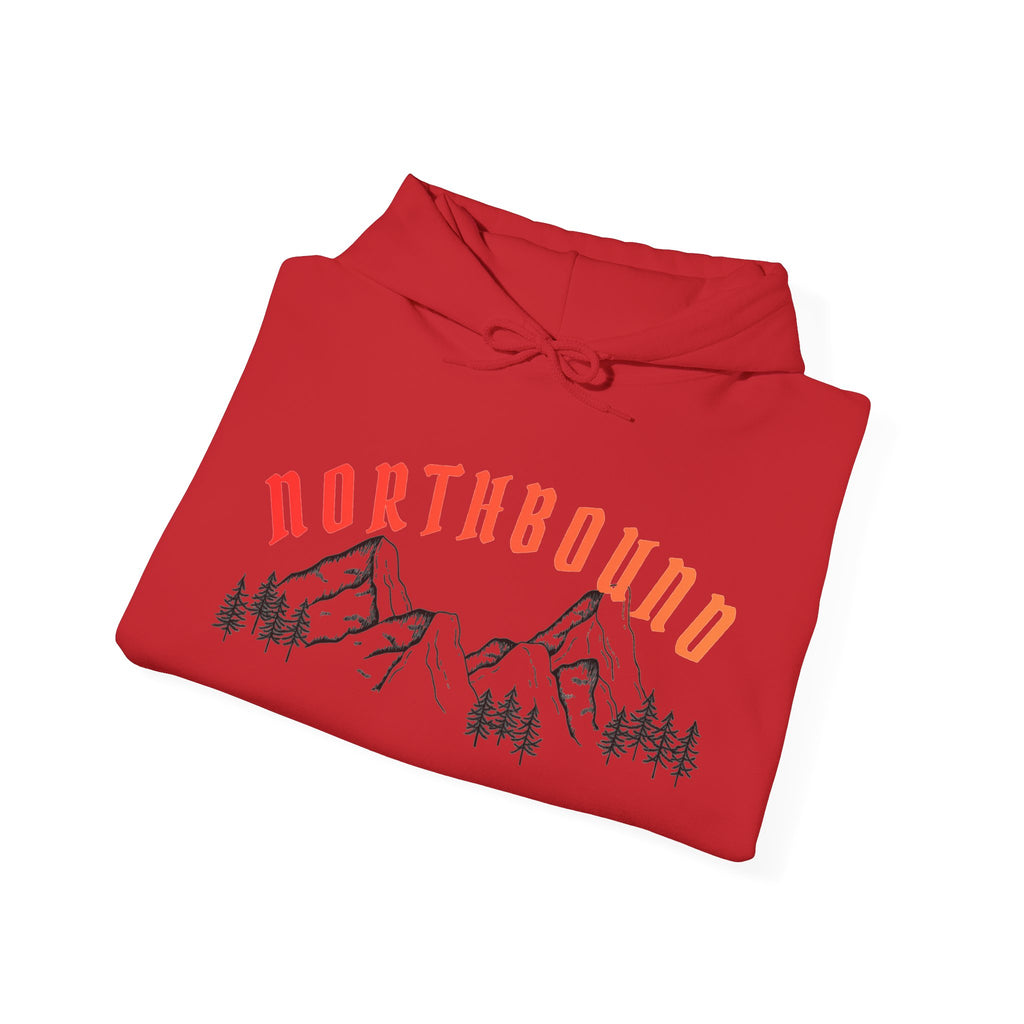 Northbound Mountain Compass Hoodie — Adventure Graphic Pullover