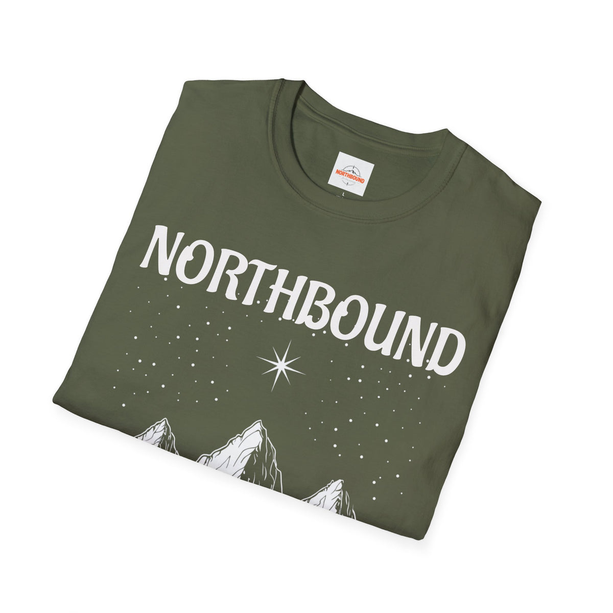 North Star T-Shirt  - Classic Plain Crewneck Tee