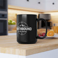 Northbound Black 15oz Mug — 'Northbound for the journey' Adventure Coffee Cup