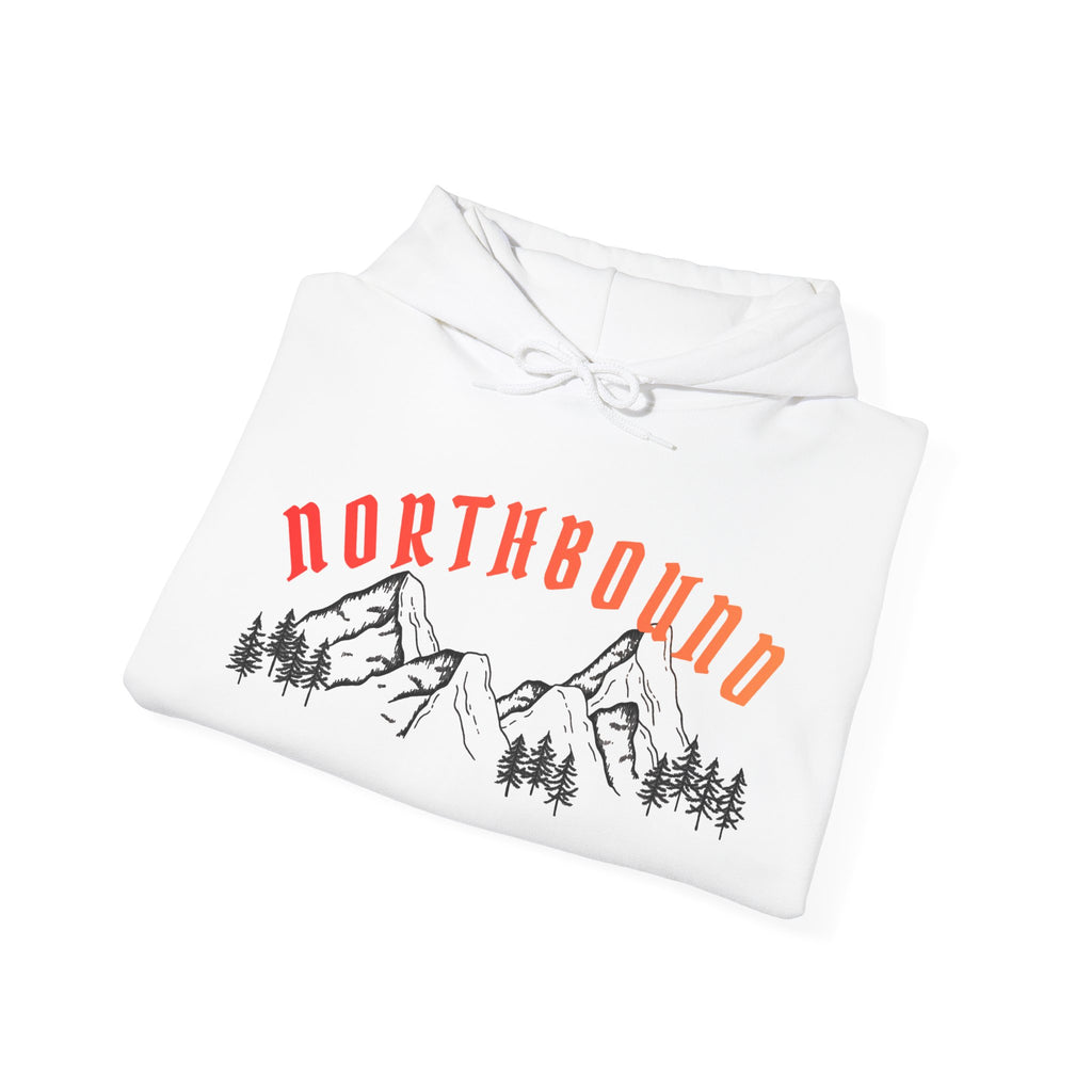Northbound Mountain Compass Hoodie — Adventure Graphic Pullover