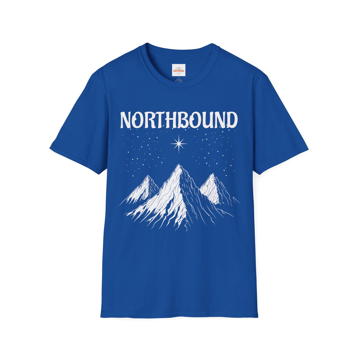 North Star T-Shirt  - Classic Plain Crewneck Tee
