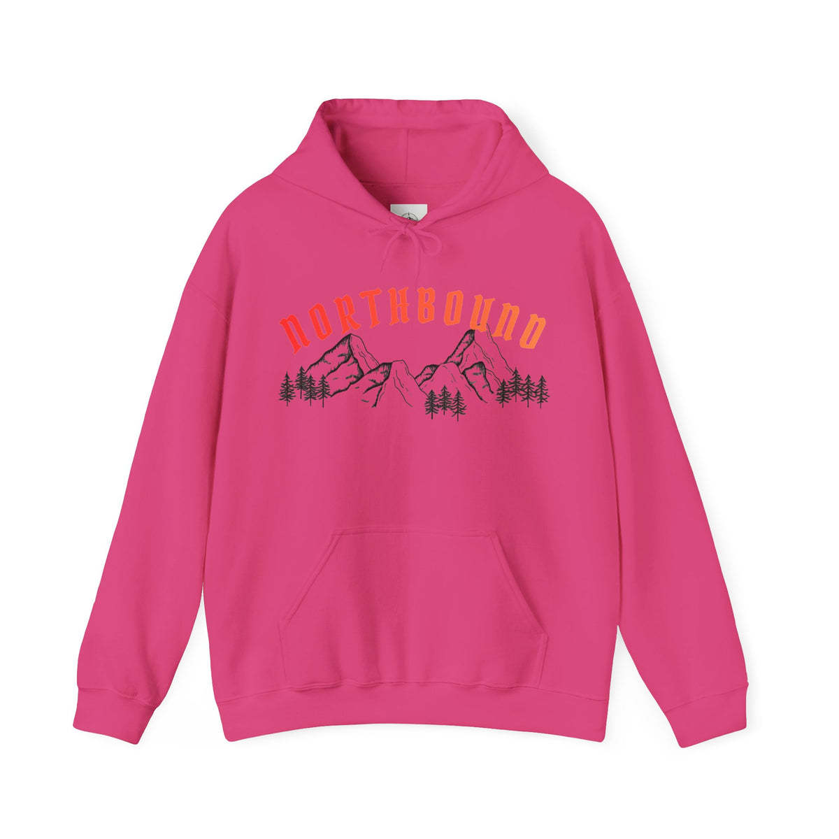 Northbound Mountain Compass Hoodie — Adventure Graphic Pullover