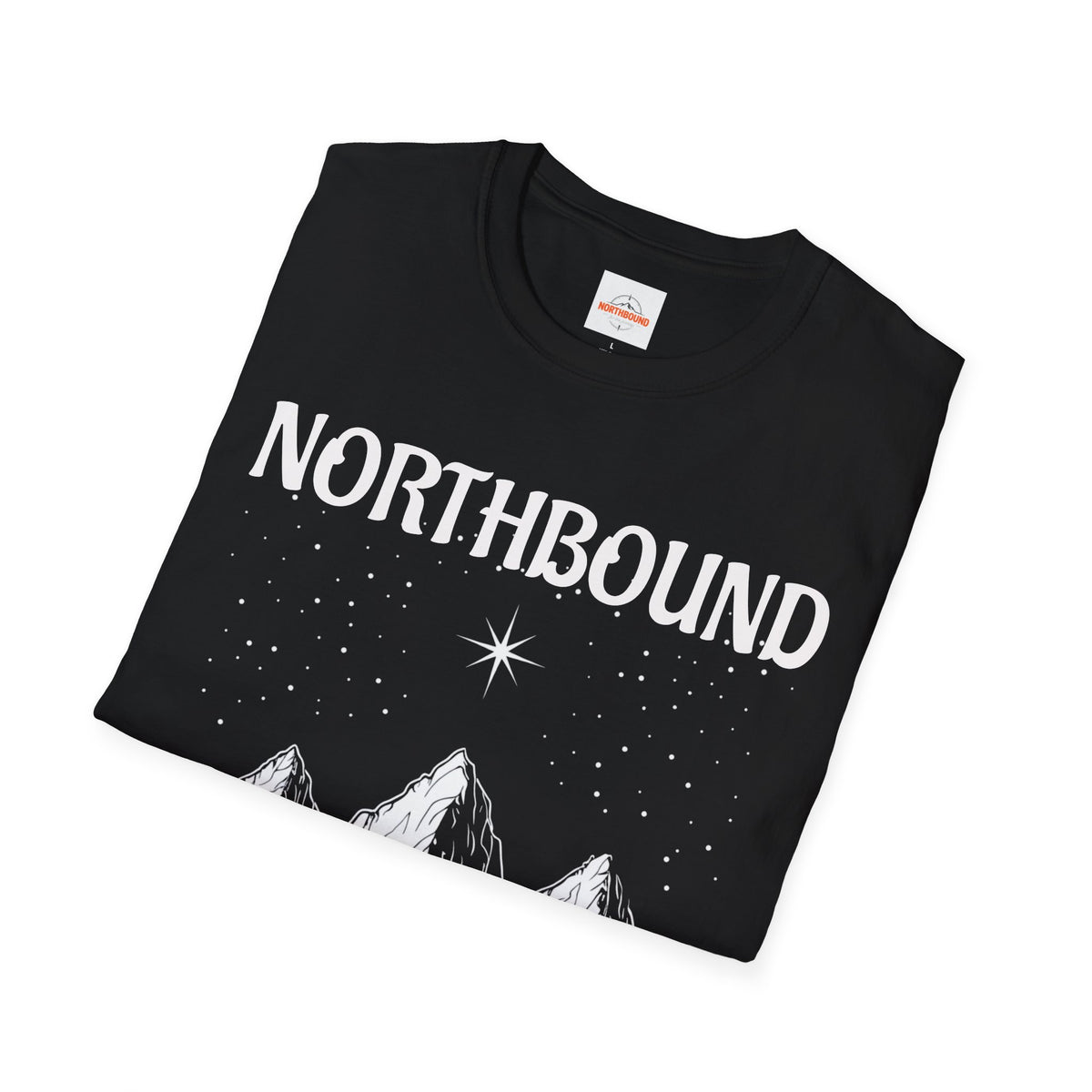 North Star T-Shirt  - Classic Plain Crewneck Tee