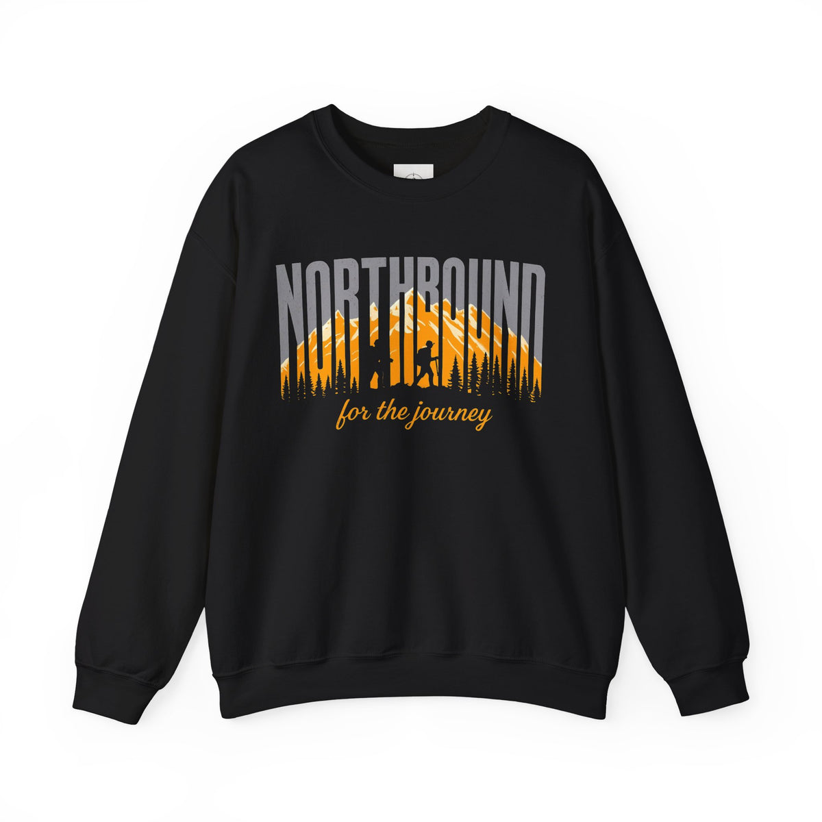 Northbound Crewneck Sweatshirt — 'Northbound for the Journey' Outdoor Adventure Pullover