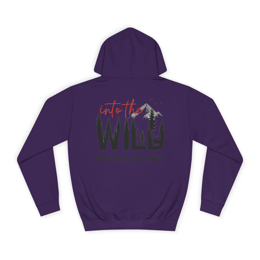 Into the Wild Hoodie – Adventure Graphic College Sweatshirt