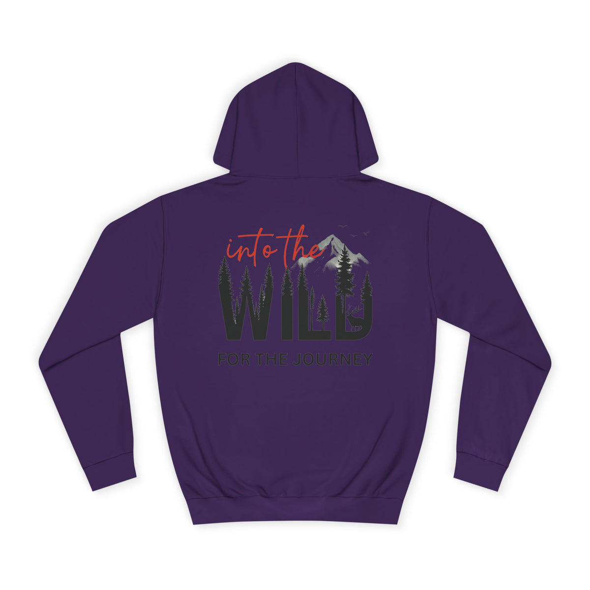 Into the Wild Hoodie – Adventure Graphic College Sweatshirt
