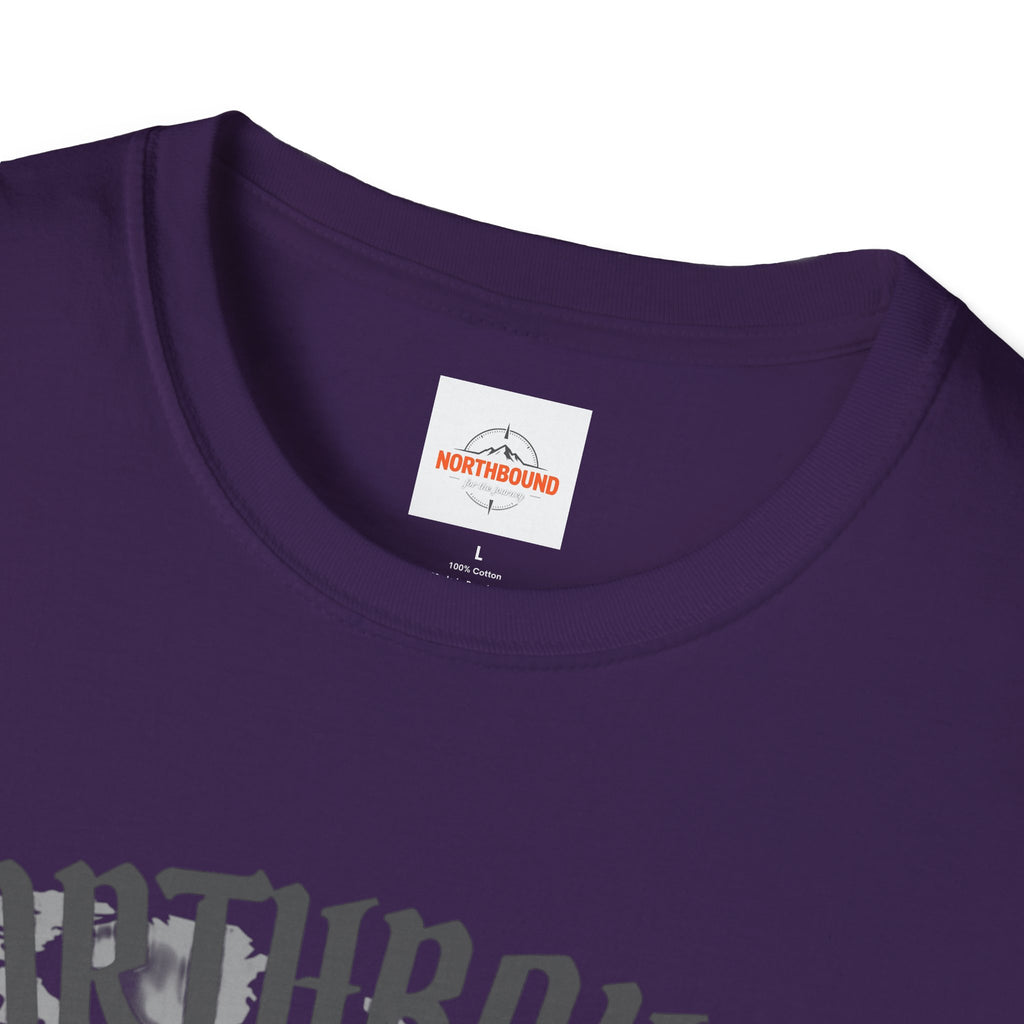 Northbound World Map T-Shirt — "Adventure Knows No Distance" Travel Tee