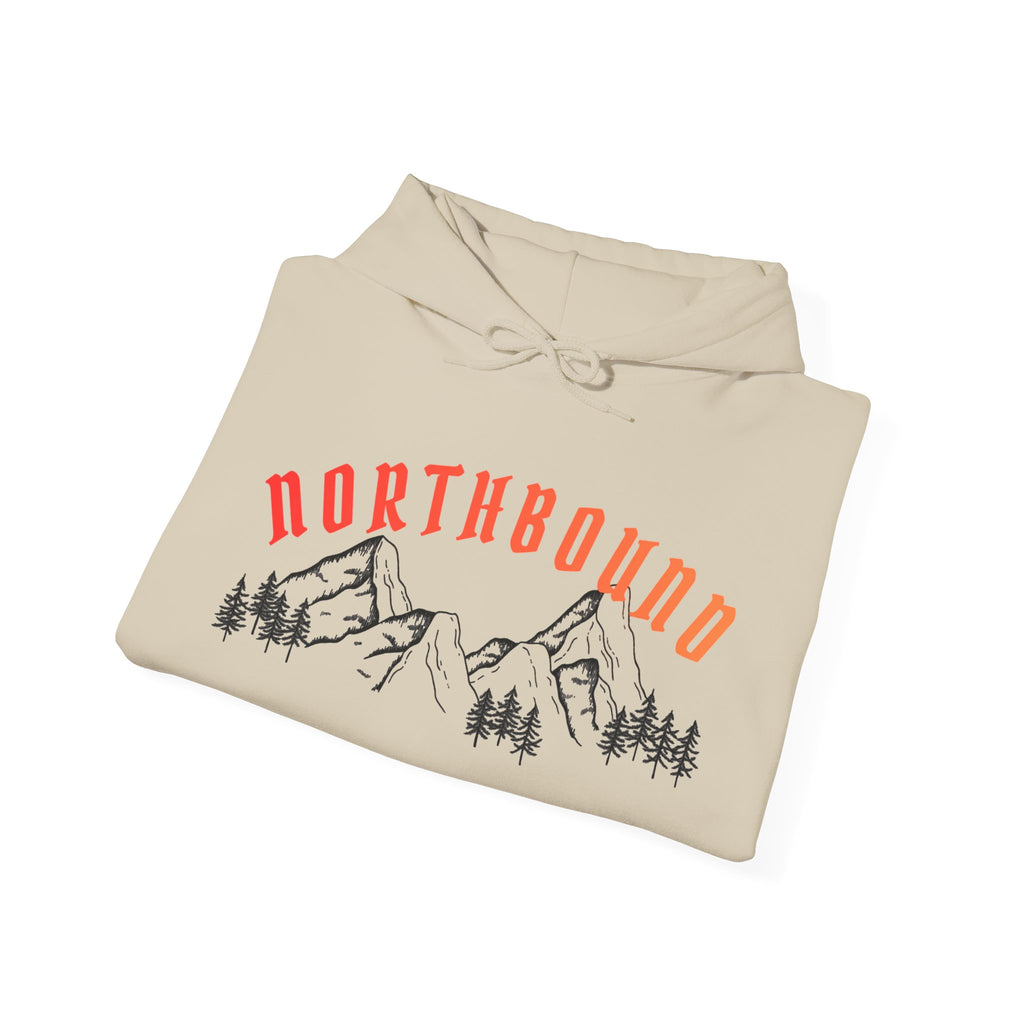 Northbound Mountain Compass Hoodie — Adventure Graphic Pullover