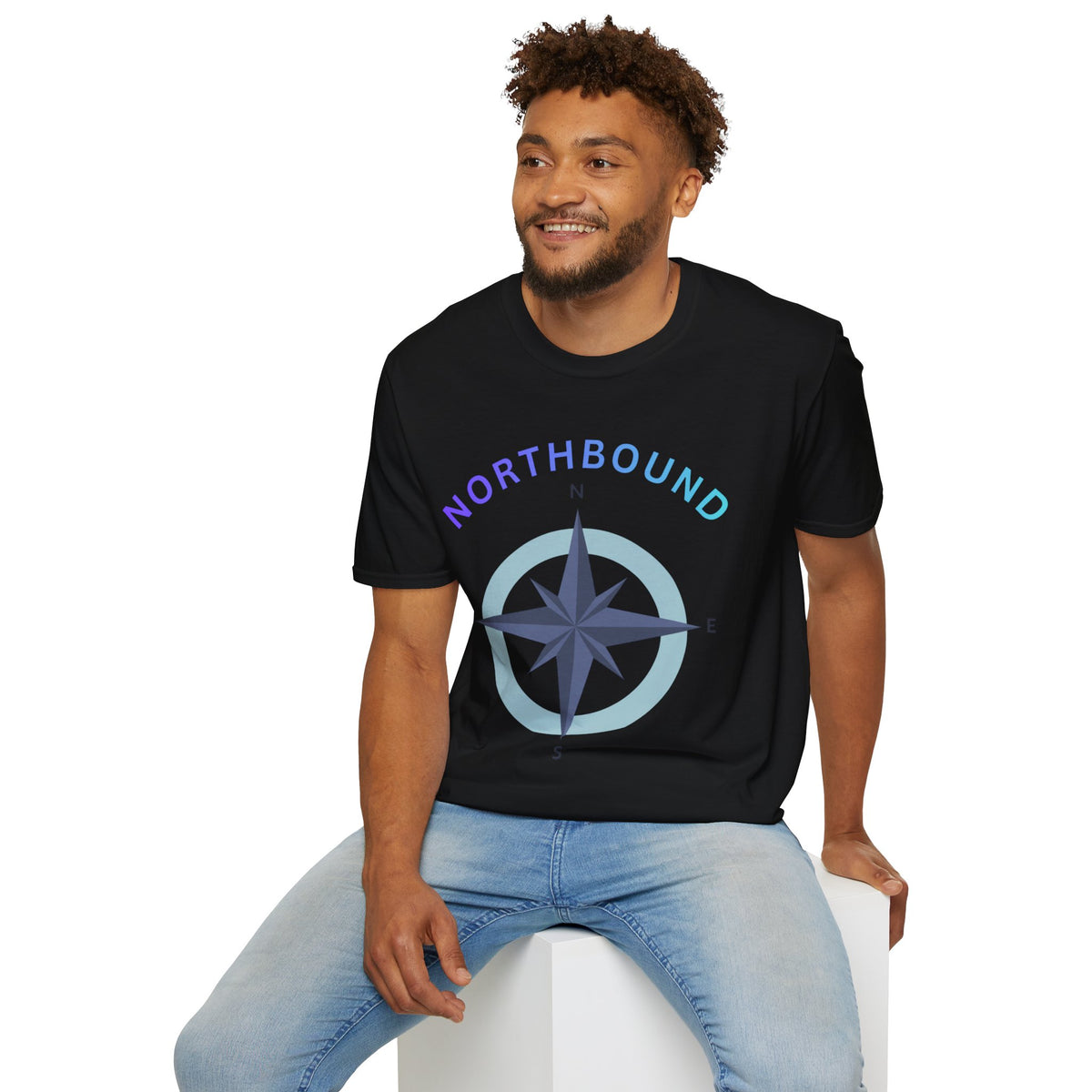Northbound Compass T‑Shirt — Casual Adventure Graphic Tee