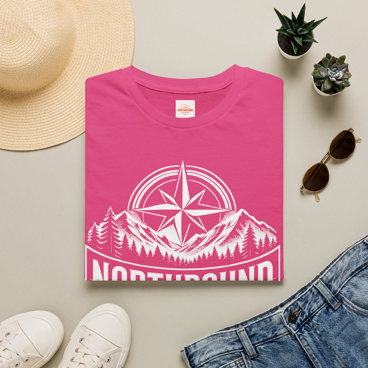 Northbound Graphic T-Shirt — Lightweight Cotton Adventure Tee