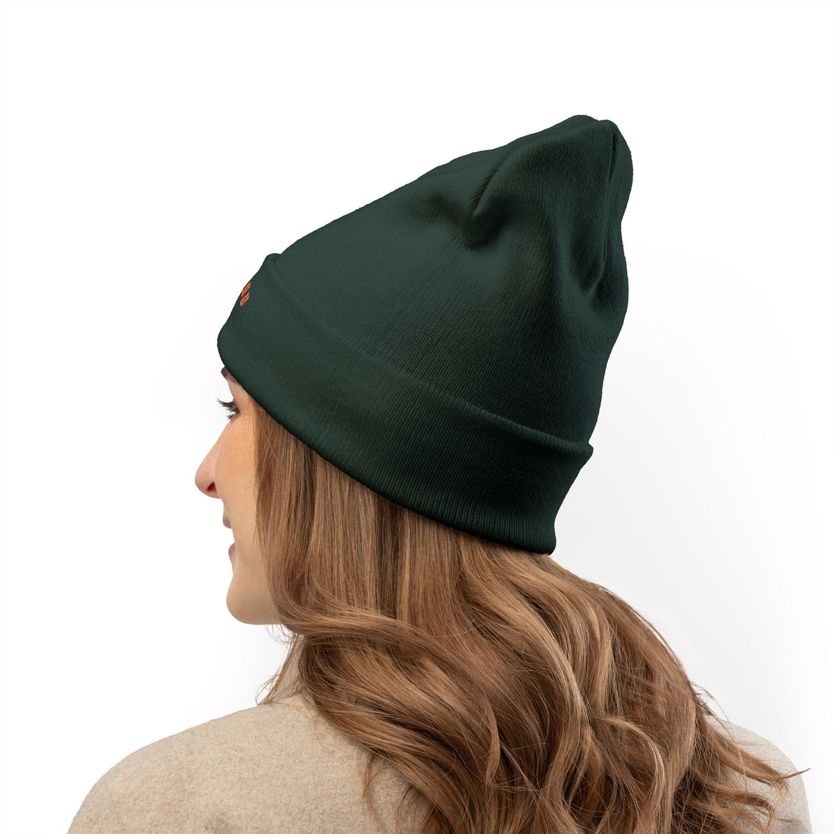 Northbound Embroidered Knit Beanie – Mountain & Pine Winter Hat