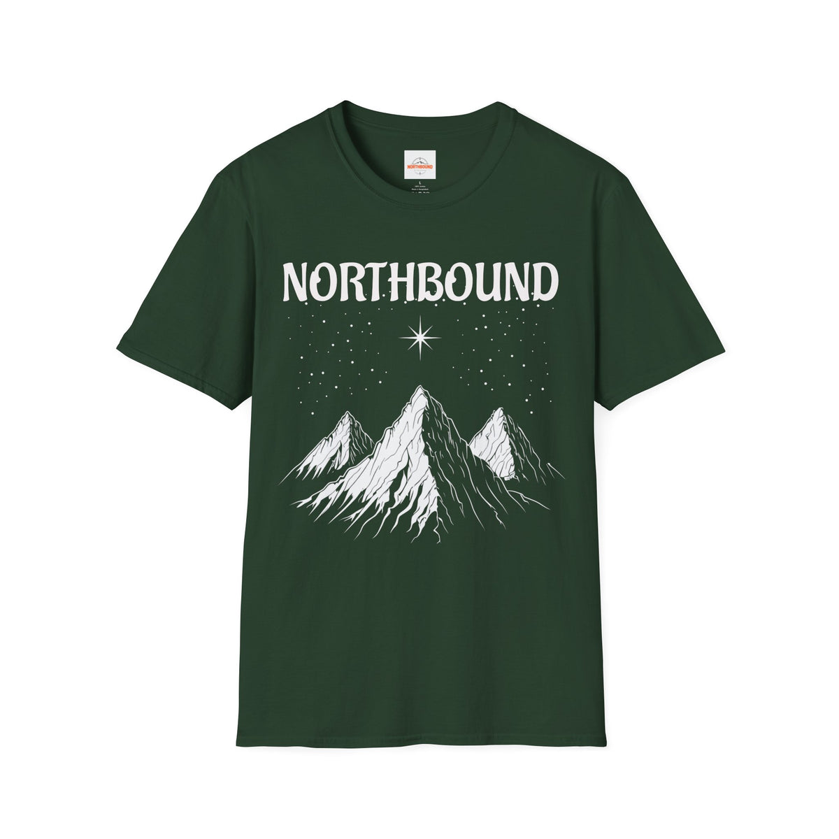 North Star T-Shirt  - Classic Plain Crewneck Tee