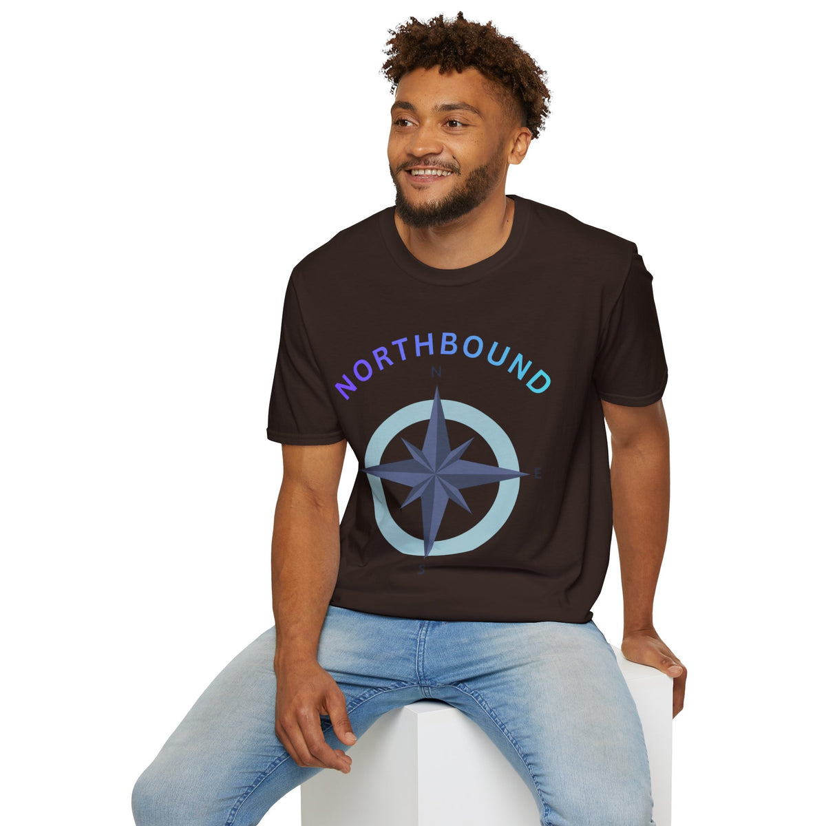 Northbound Compass T‑Shirt — Casual Adventure Graphic Tee