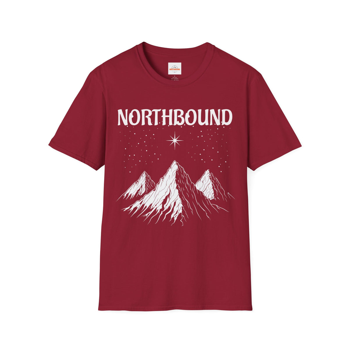 North Star T-Shirt  - Classic Plain Crewneck Tee