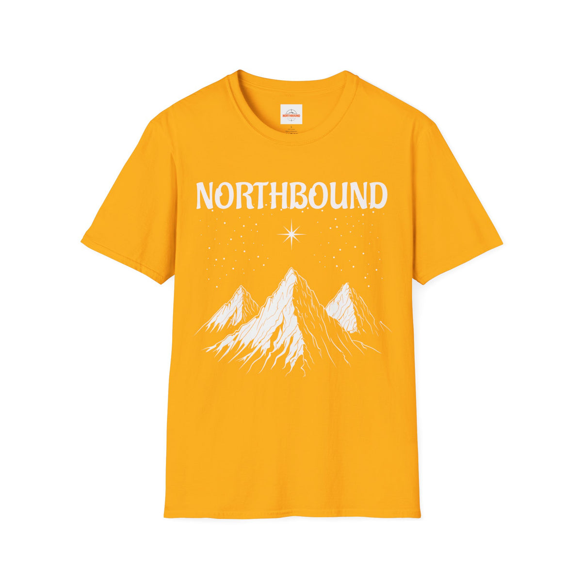 North Star T-Shirt  - Classic Plain Crewneck Tee