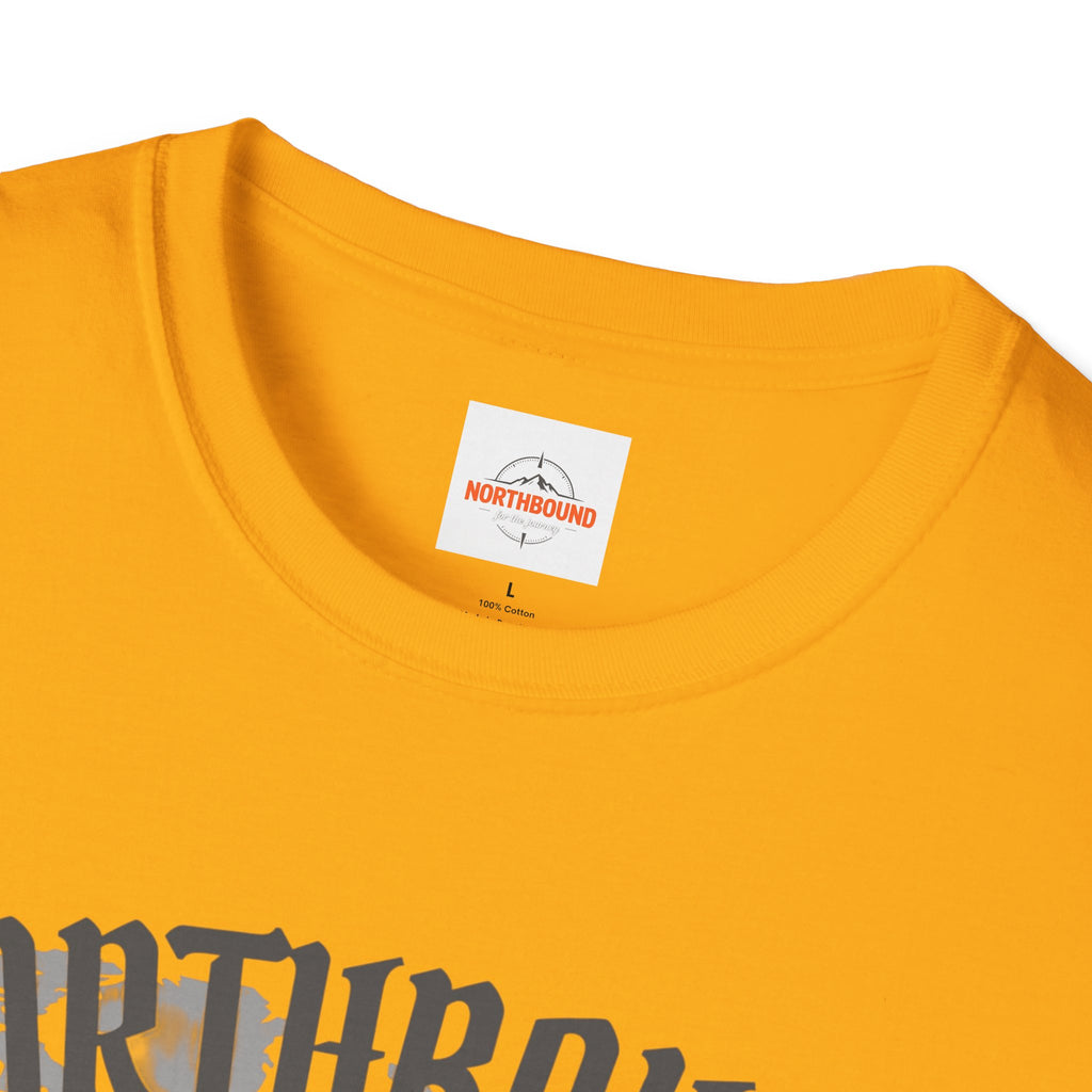 Northbound World Map T-Shirt — "Adventure Knows No Distance" Travel Tee
