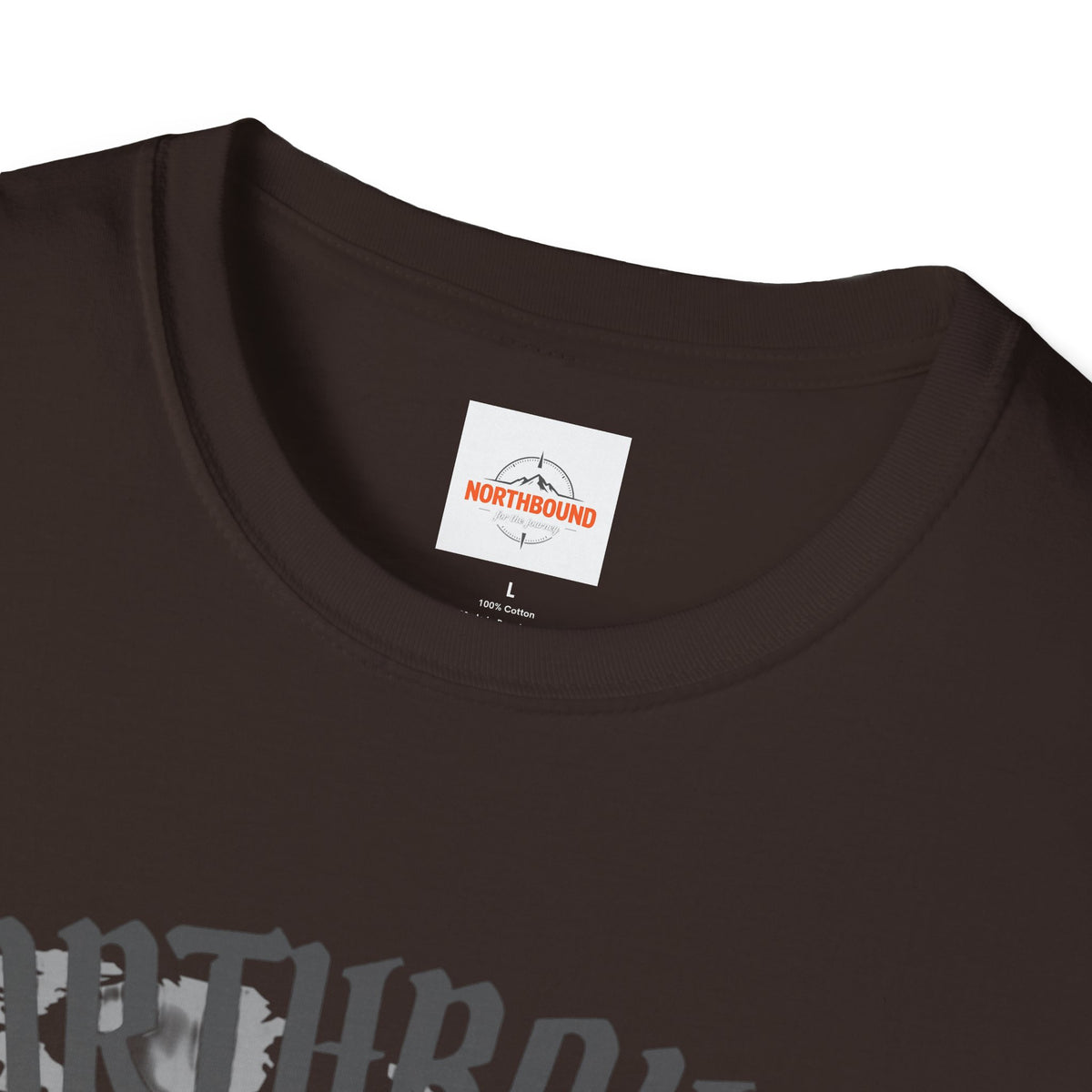 Northbound World Map T-Shirt — "Adventure Knows No Distance" Travel Tee