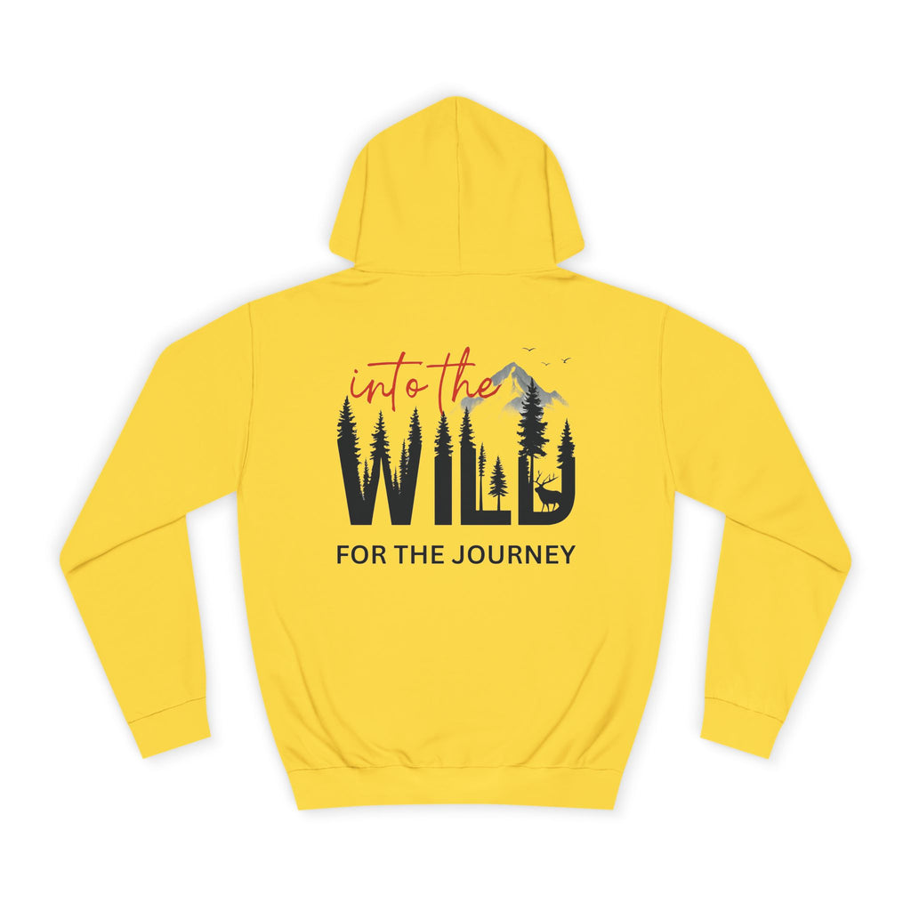 Into the Wild Hoodie – Adventure Graphic College Sweatshirt