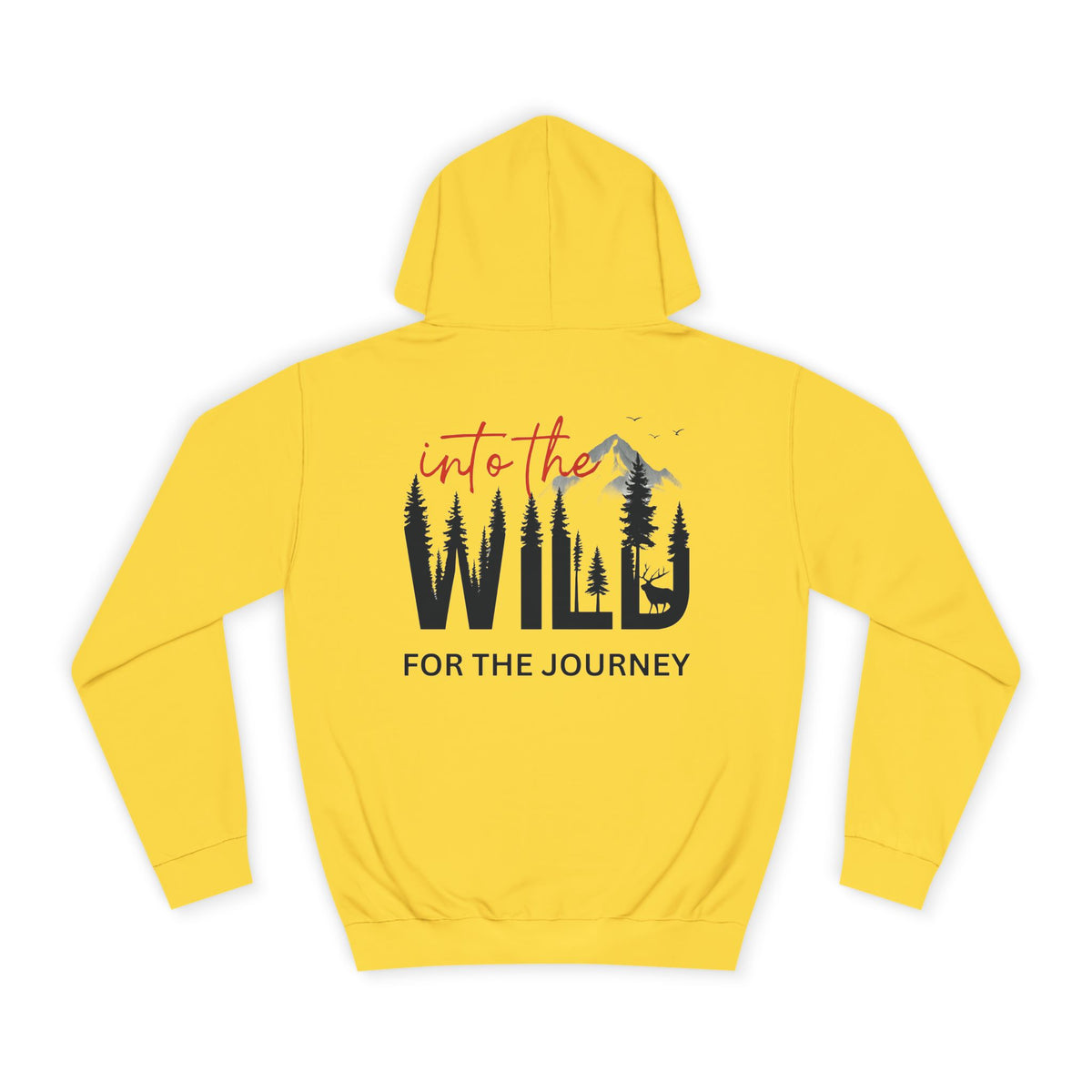 Into the Wild Hoodie – Adventure Graphic College Sweatshirt