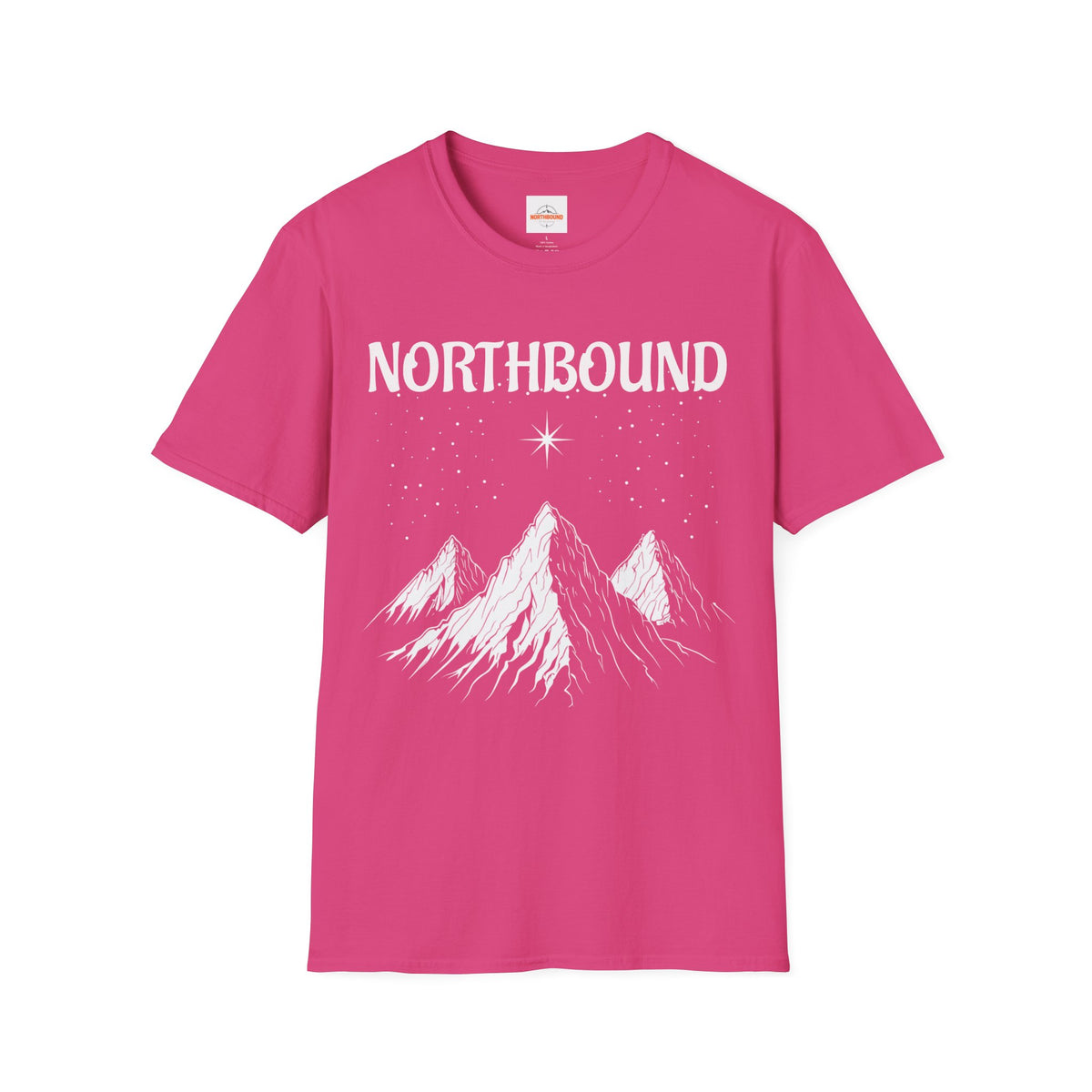 North Star T-Shirt  - Classic Plain Crewneck Tee