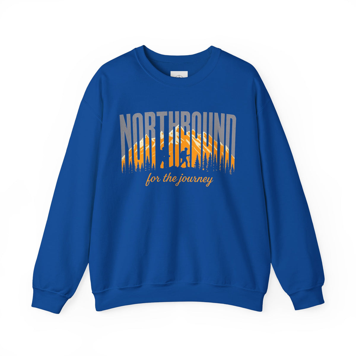 Northbound Crewneck Sweatshirt — 'Northbound for the Journey' Outdoor Adventure Pullover