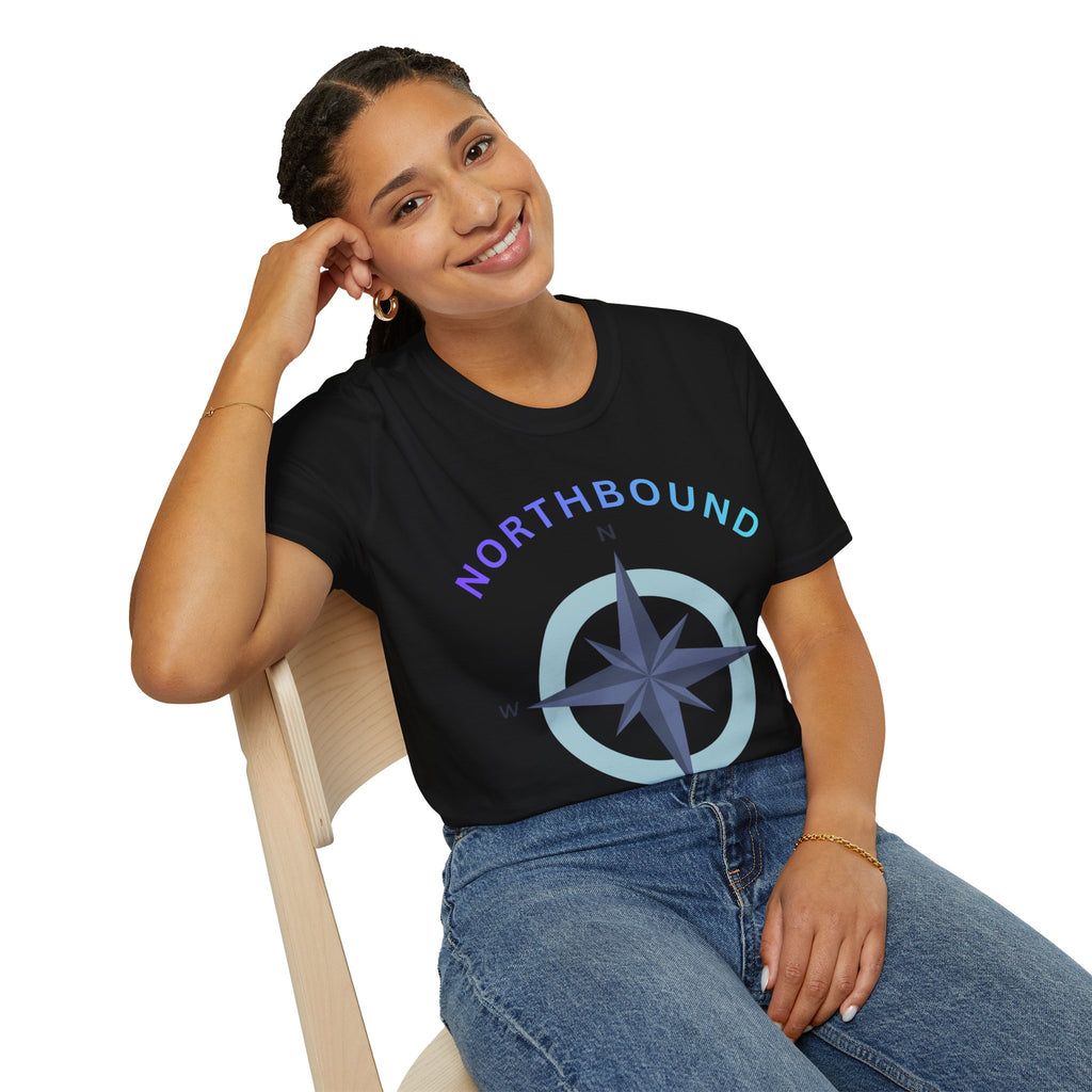 Northbound Compass T‑Shirt — Casual Adventure Graphic Tee