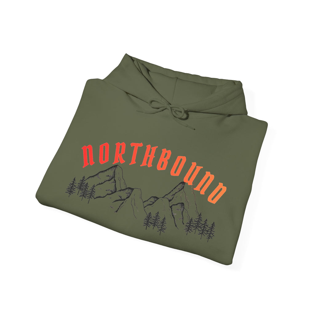 Northbound Mountain Compass Hoodie — Adventure Graphic Pullover