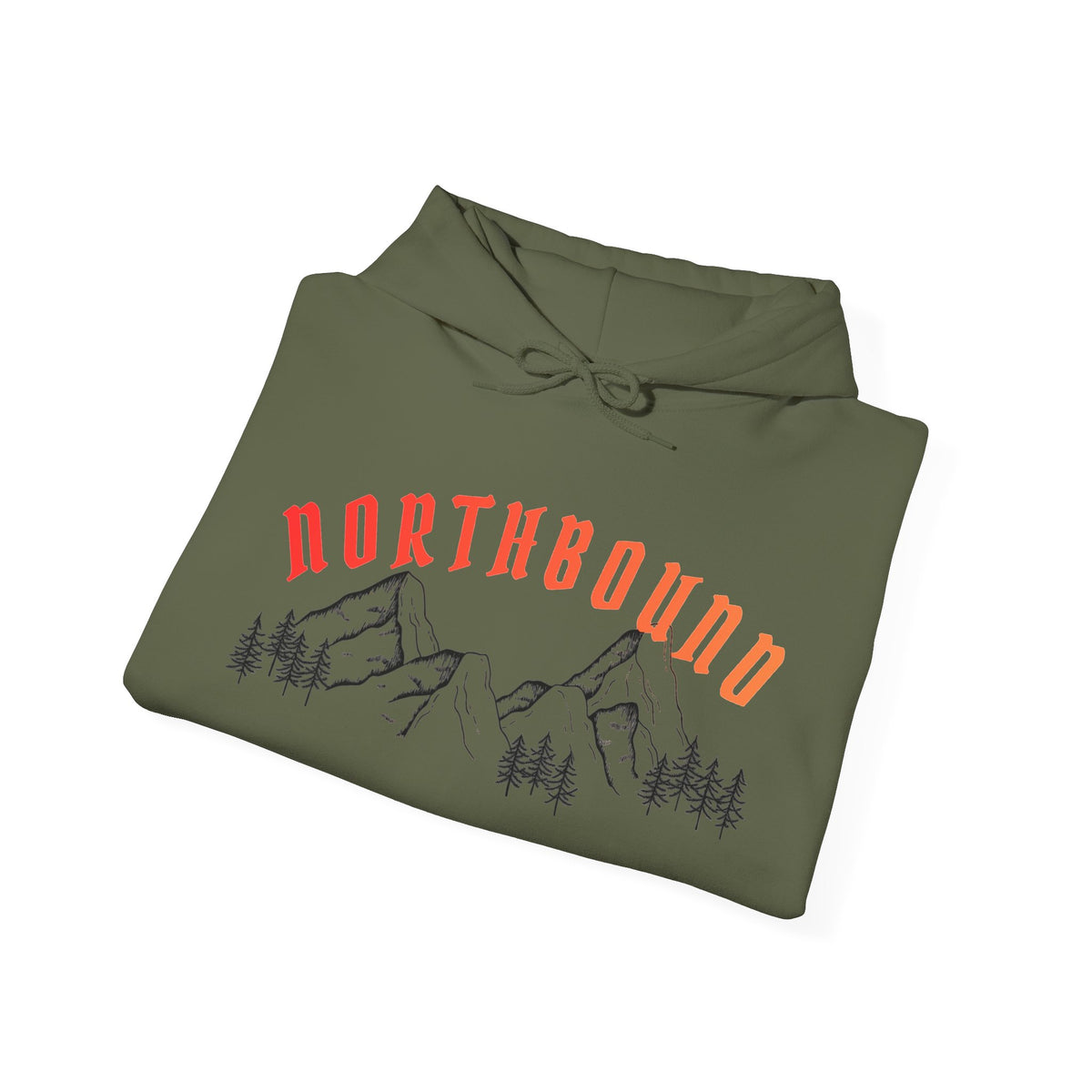 Northbound Mountain Compass Hoodie — Adventure Graphic Pullover